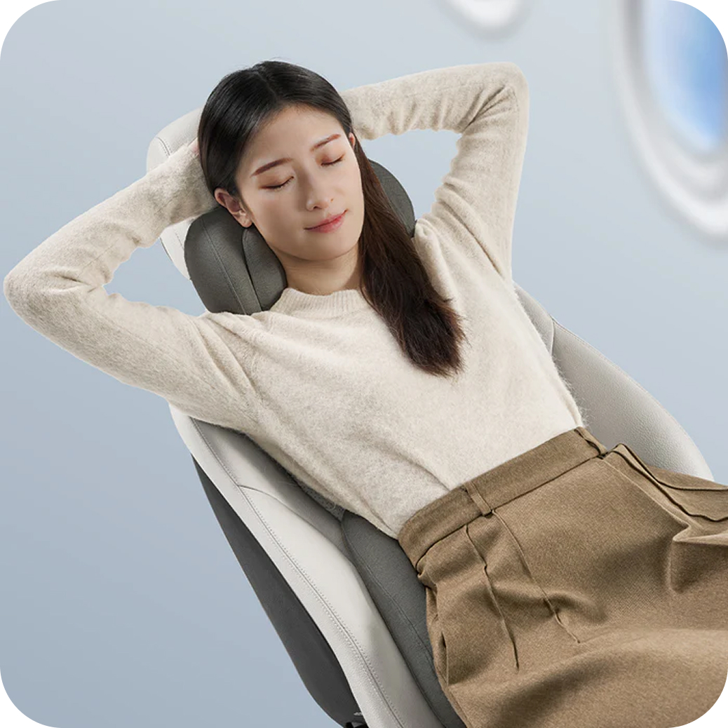 cicido bantal leher double surface ergonomis cooling memory foam anti bakteri 7a