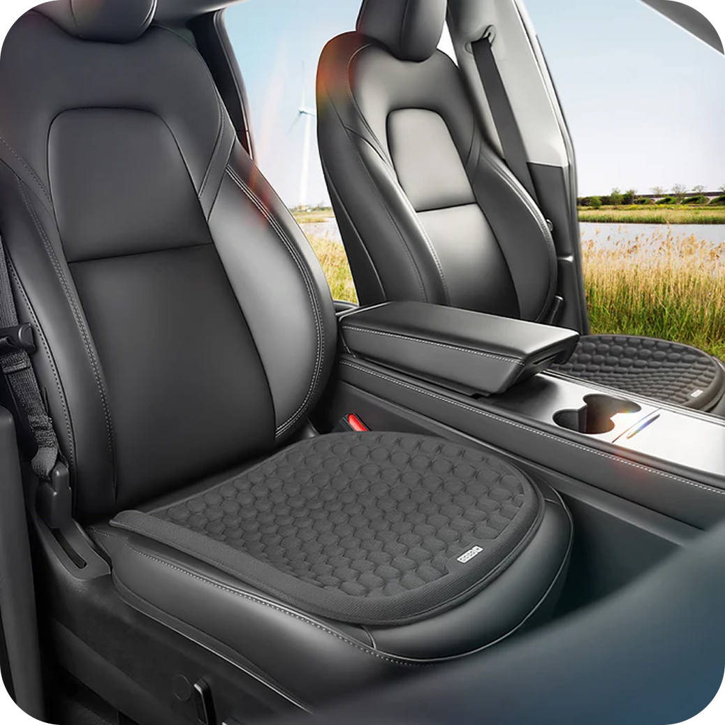 (draft) cicido premium cooling seat cushion bantalan jok mobil gel pendingin kursi mobil dan kantor