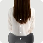 (draft) cicido set headrest & lumbar support mobil dual feel cooling memory foam set sandaran kepala & pinggang mobil premium clone